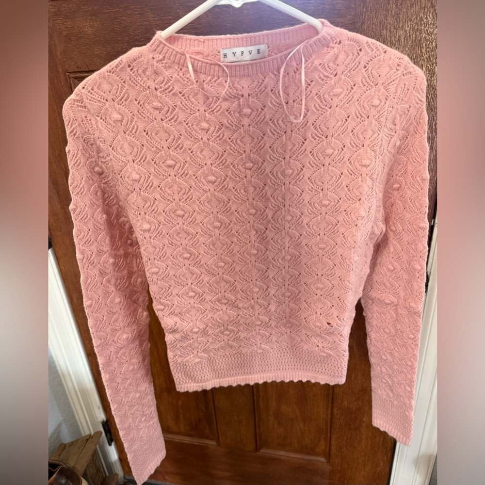 HyFve pink sweater